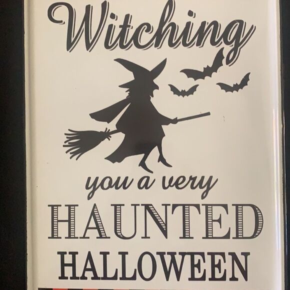 Tin Halloween Wall Decor Witch - Picture 4 of 6